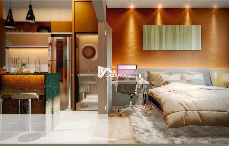 Apartamento de 01 quarto com suíte, espaço coworking no Bairro São Luiz